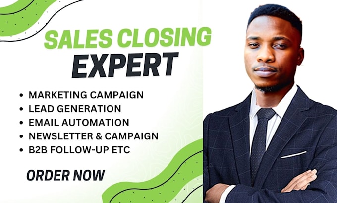 Gig Preview - Be your sales expert, sales agent, sales closer, b2b sales