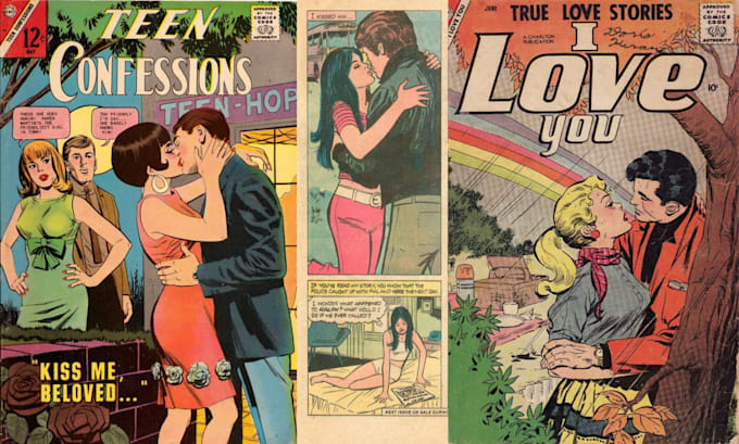 Gig Preview - Design retro comic page illustration, nsfw vintage retro comic book, pop art