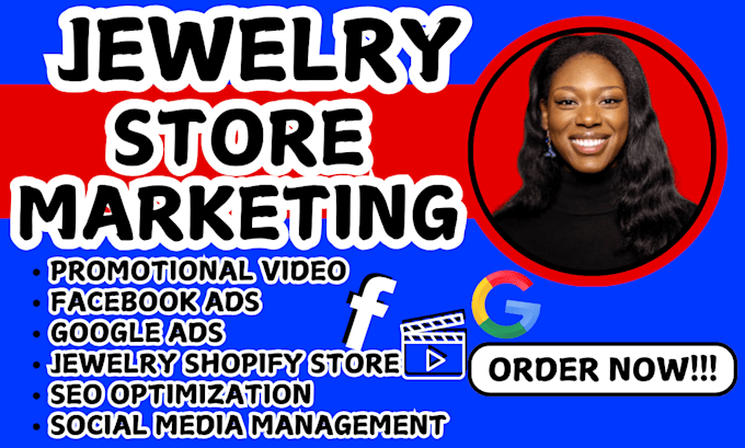 Gig Preview - Jewelry store marketing jewelry store facebook ads google ads instagram ads