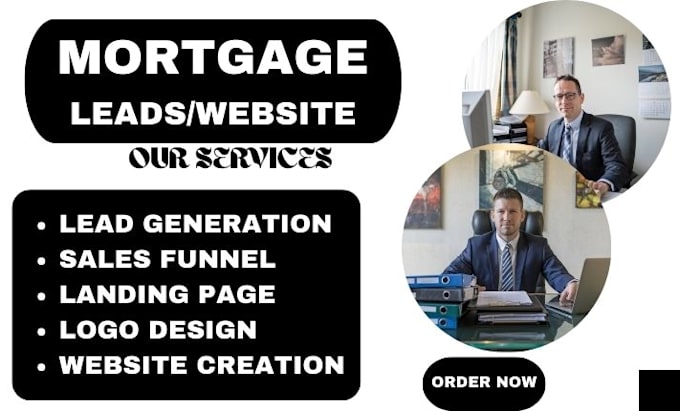 Gig Preview - Mortgage leads mortgage lead generation mortgage website