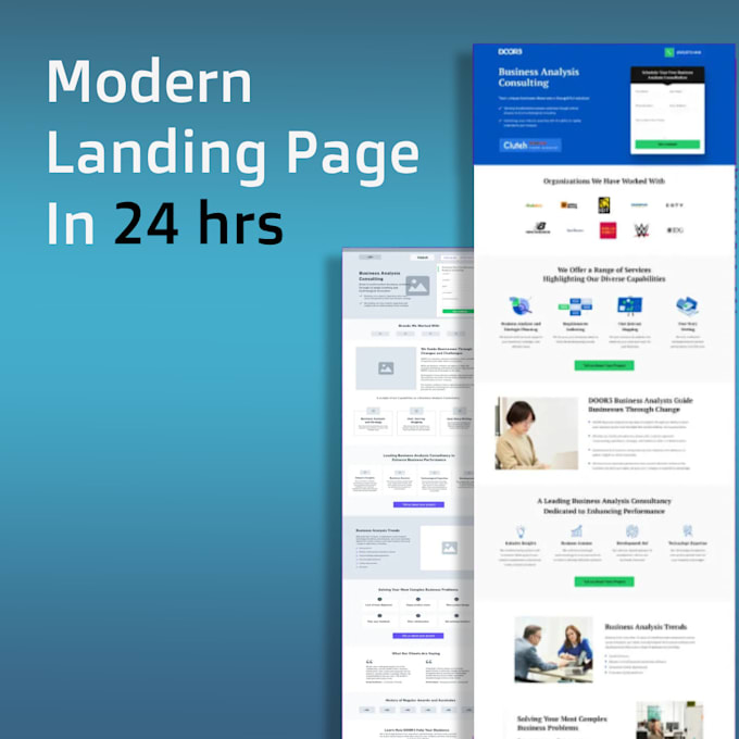 Bestseller - create a responsible landing page for your business