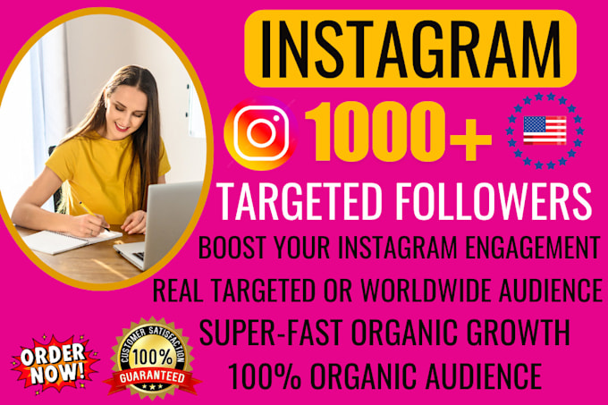 Bestseller - increase your instagram page followers from usa 1000 number super fast