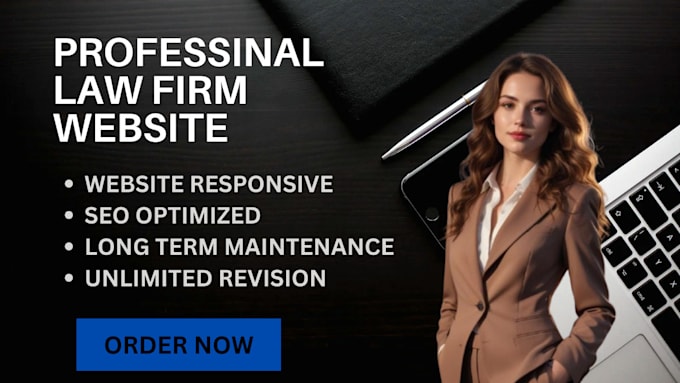 Bestseller - design law firm website attorney, lawyer legal word press website development