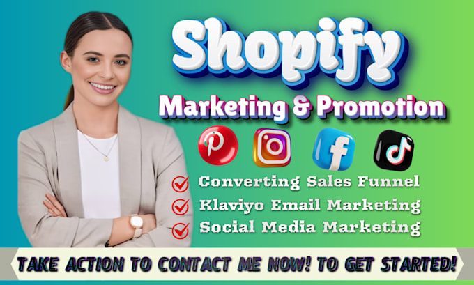 Gig Preview - Do  shopify sales shopify marketing ecommerce marketing or shopify promotion