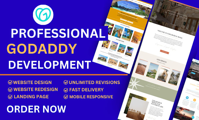 Bestseller - do godaddy website design godaddy website redesign develop godaddy