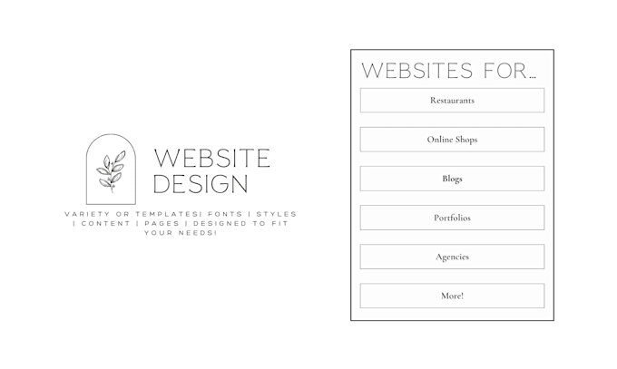 Gig Preview - Design or redesign a professional squarespace website for your business