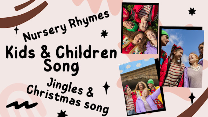 Gig Preview - Record kids song, nursery rhymes, custom christmas female singer music producer