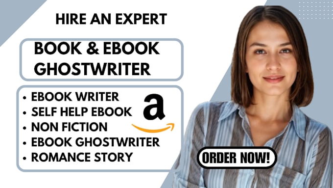 Gig Preview - Be ebook ghostbook writer self help book medical ebook  non fiction ghostwriter