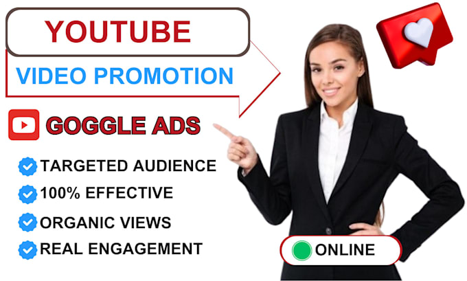 Gig Preview - Do organic youtube video promotion to complete yt channel monetization using ads