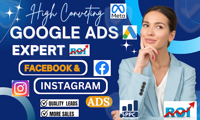 Gig Preview - Setup facebook ads instagram ads tiktok ads manager, google ads expert