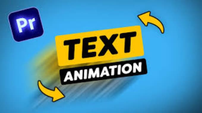 Gig Preview - Create an amazing text animation for your videoes