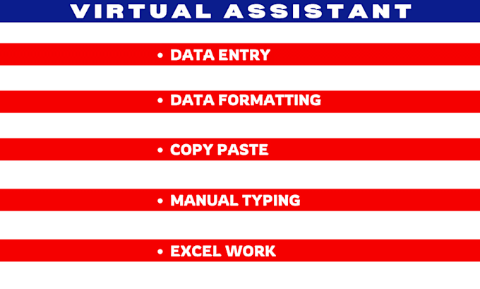 Gig Preview - Be your virtual assistant for typing, copy paste, data entry