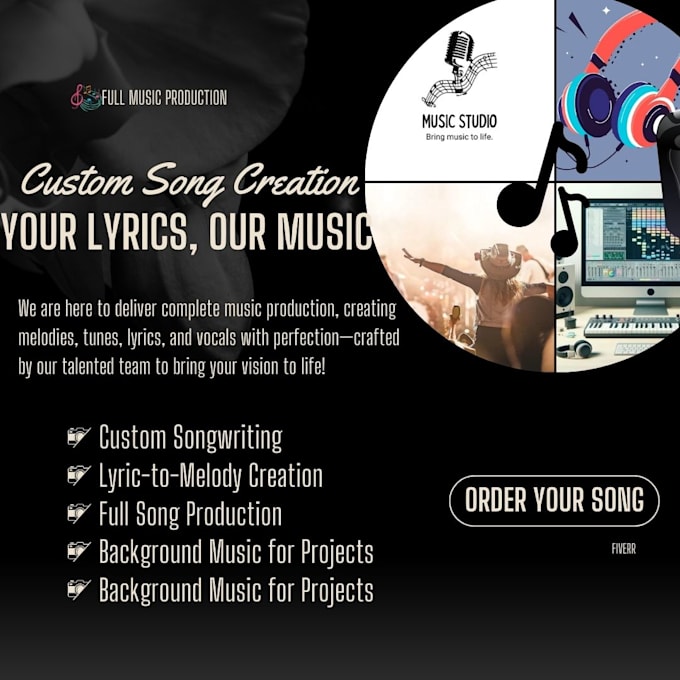 Bestseller - create full song production ghostwriting beats and mixing