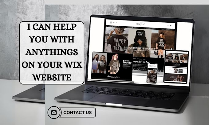 Gig Preview - Help on wix website, fix wix, edit wix, redesign wix website, revamp wix, seo