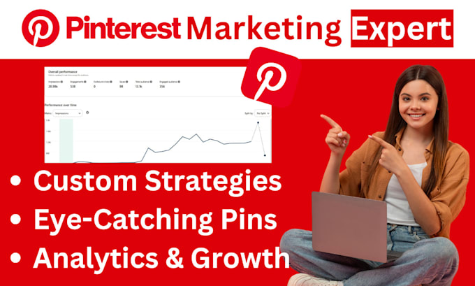 Gig Preview - Be your pinterest marketing manager, board and pin creations