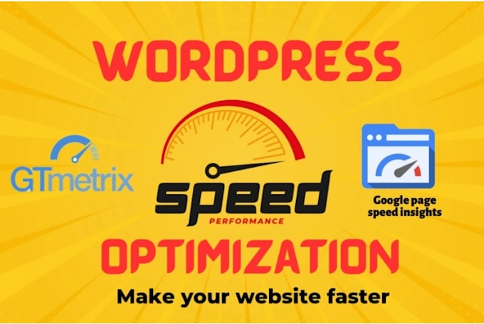 Gig Preview - Increase website speed score 90 plus for google pagespeed insights  or gtmetrix