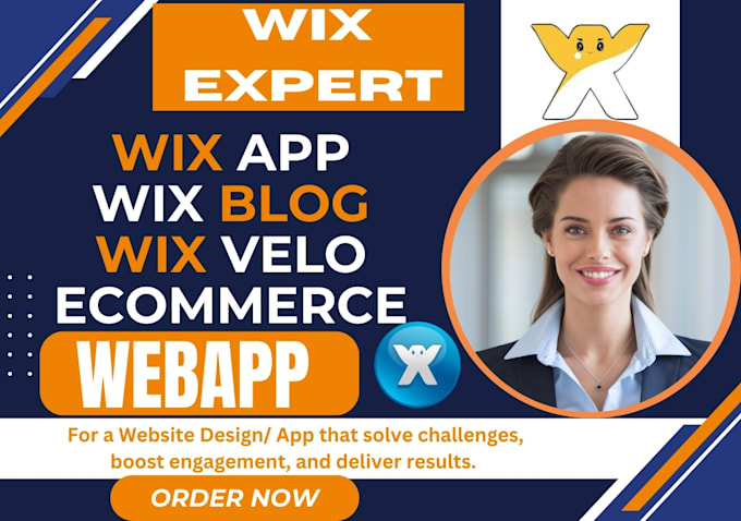 Gig Preview - Design wix website redesign wix update wix blog add wix custom feature wix velo