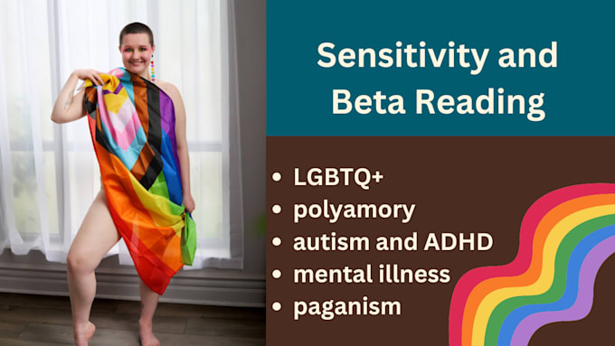 Gig Preview - Be your sensitivity reader for lgbtq and neurodiversity