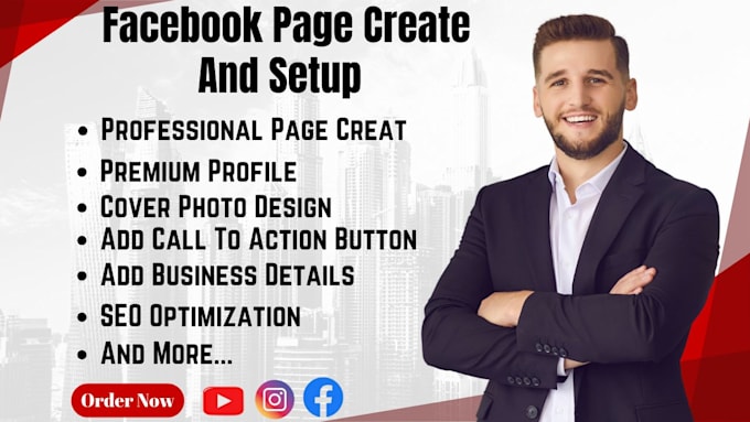 Gig Preview - Create and optimize a professional facebook page for your business success