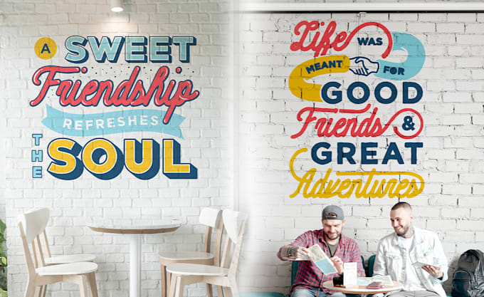 Gig Preview - Transform your words to stunning typography quotes