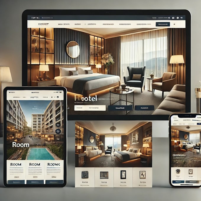 Gig Preview - Create a professional website for hotels and guest houses