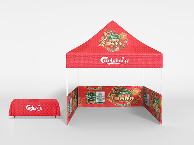 Gig Preview - Design canopy tent, roll up banner, table cover, trade show event