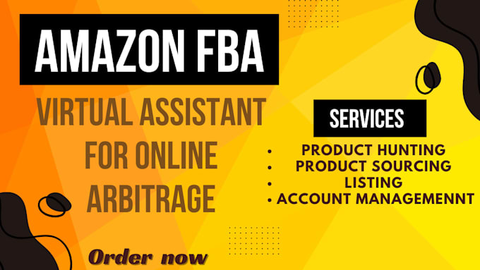 Gig Preview - Be virtual assistant for online arbitrage amazon fba