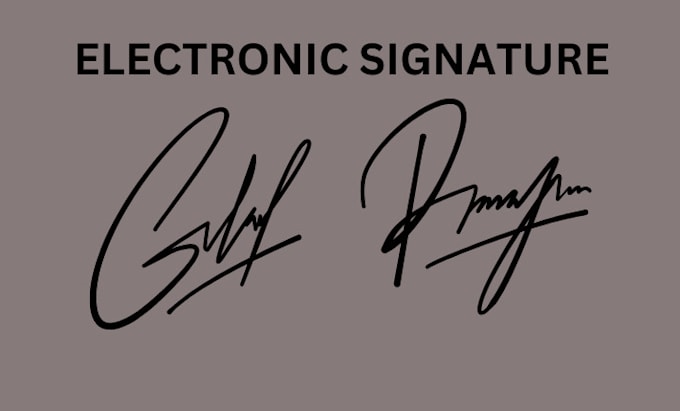 Gig Preview - Convert handwritten signature to electronic signature