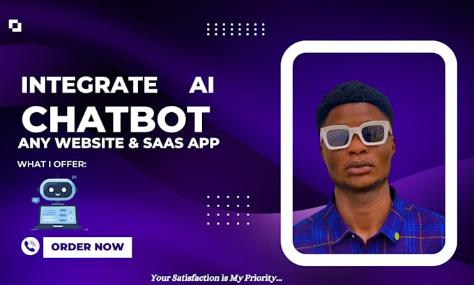 Gig Preview - Develop ai chatbot for your website, directory website, saas ai app integration