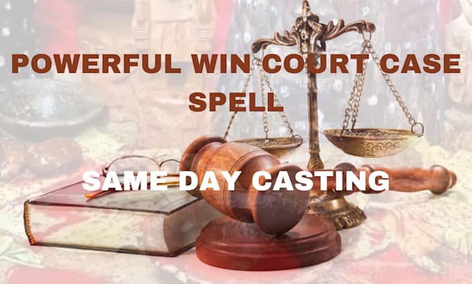 Gig Preview - Cast powerful court case spell, win cases, avoid jail or prison same day casting