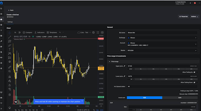 Gig Preview - Build crypto arbitrage bot trading bot coinbase bot solana volume bot