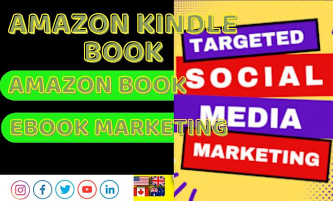 Gig Preview - Viral targeted amazon book promotion amazon kindle ebook marketing