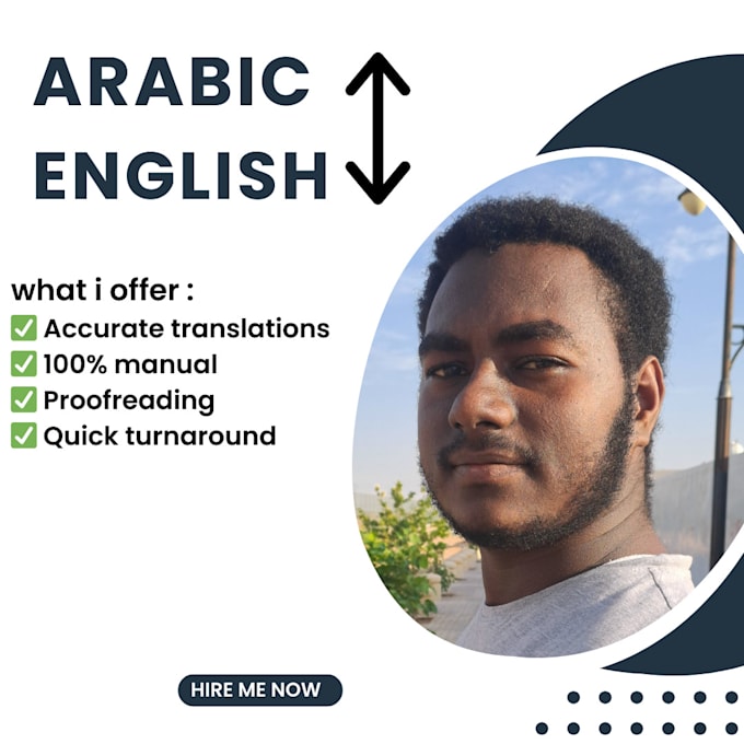 Gig Preview - Professional arabic to english and english to arabic translation