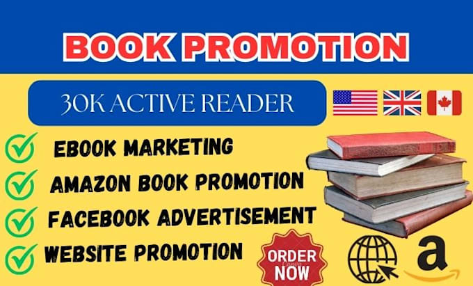 Gig Preview - Do amazon book promotion ebook advertising ebook marketing