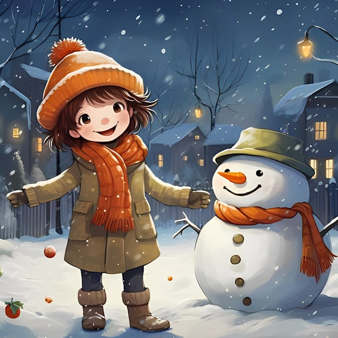 Bestseller - draw cute children story book cover design