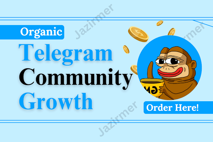 Bestseller - do crypto project, token, meme coin marketing, telegram growth for active users