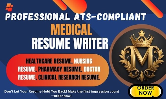 Gig Preview - Write medical resume, registered nurse practitioner CV healthcare resume writing