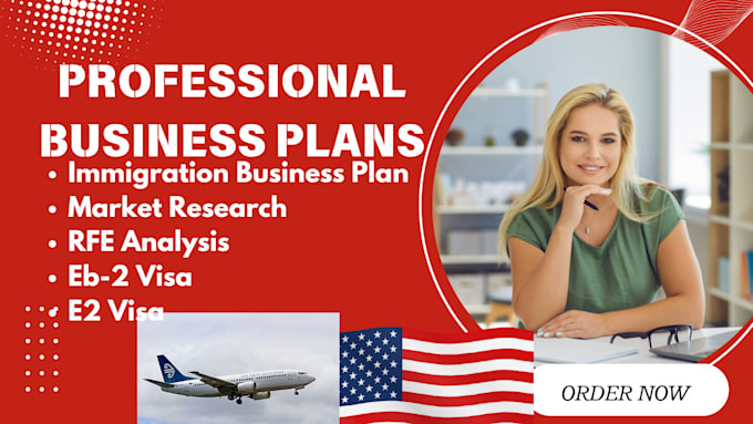 Gig Preview - Write immigration business plan for eb2 niw, e2, l1 visa USA