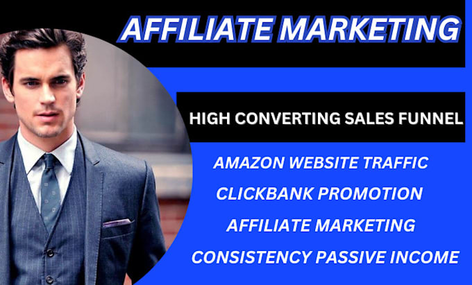 Gig Preview - Promote clickbank or amazon affiliate website sales funnel affiliate mark