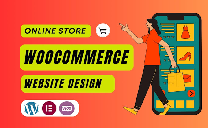 Gig Preview - Create ecommerce website with woocommerce store using elementor