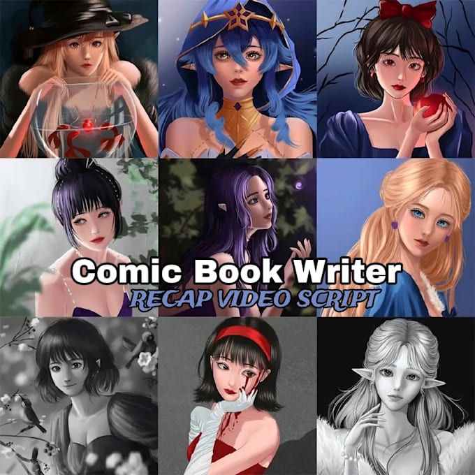 Gig Preview - Comic book illustratio graphic novel manga storyboard cartoon design nsfw art4u