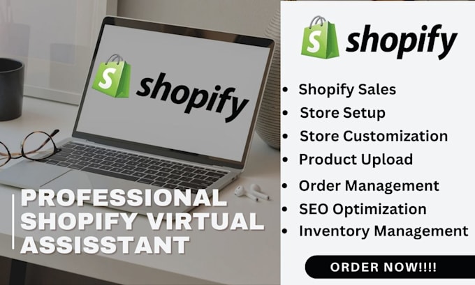 Gig Preview - Be your shopify virtual assistant