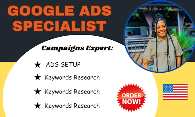 Gig Preview - Setup and manage google ads adword ppc campaigns