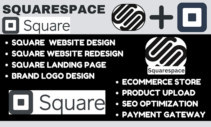 Bestseller - design square online store square website design square website redesign