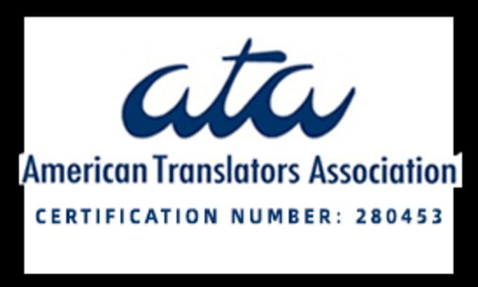 Bestseller - do professional translation services ata certified