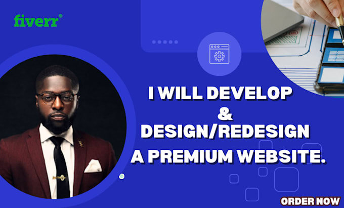 Gig Preview - Design and develop premium website for your business