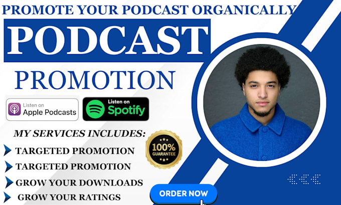 Gig Preview - Do spotify podcast promotion, music promotion, podcast marketing to grow viewers