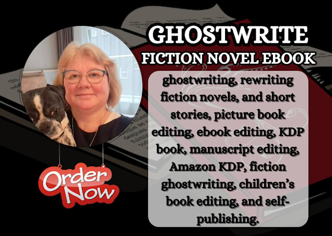 Gig Preview - Ghostwrite rewrite fiction novel ebook short story romance thriller ebook editor