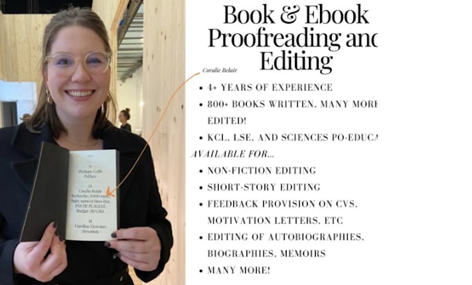 Gig Preview - Proofread and edit your ebook