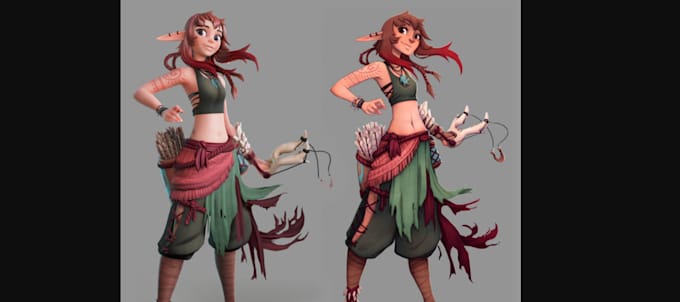 Gig Preview - Do 3d character modeling, 3d character rigging, 3d character animation video